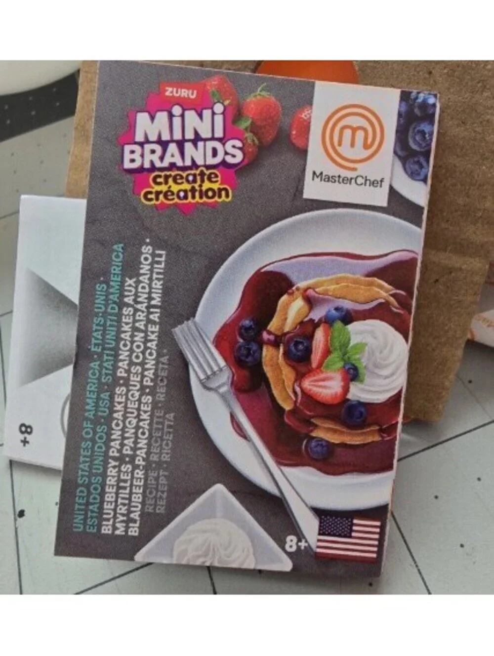Mini Brands Master Chef Series 2 Blueberry Pancakes create